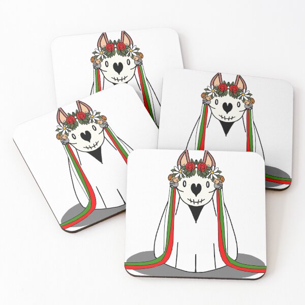 Item preview, Japanese Mascot Style Mari Lwyd  designed and sold by skullsandsheets.