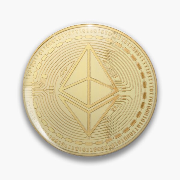 Item preview, Ethereum / Gold Ethereum / ETH / Cryptocurrency / Sticker / Light designed and sold by AnnaWander.