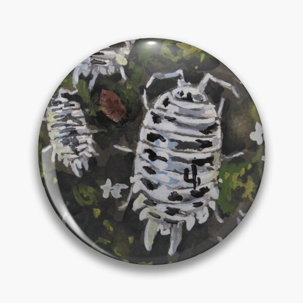 Item preview, Dairy Cow Isopods Gouache Painting designed and sold by wedew3.