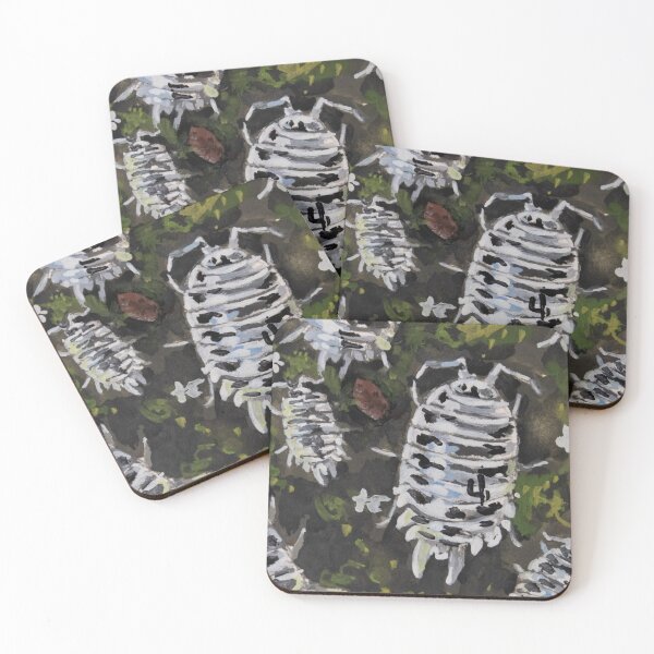 Item preview, Dairy Cow Isopods Gouache Painting designed and sold by YGA Studio.