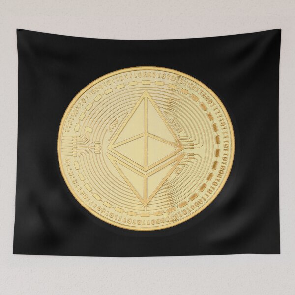 Item preview, Ethereum / Gold Ethereum / ETH / Cryptocurrency / Sticker / Dark designed and sold by AnnaWander.