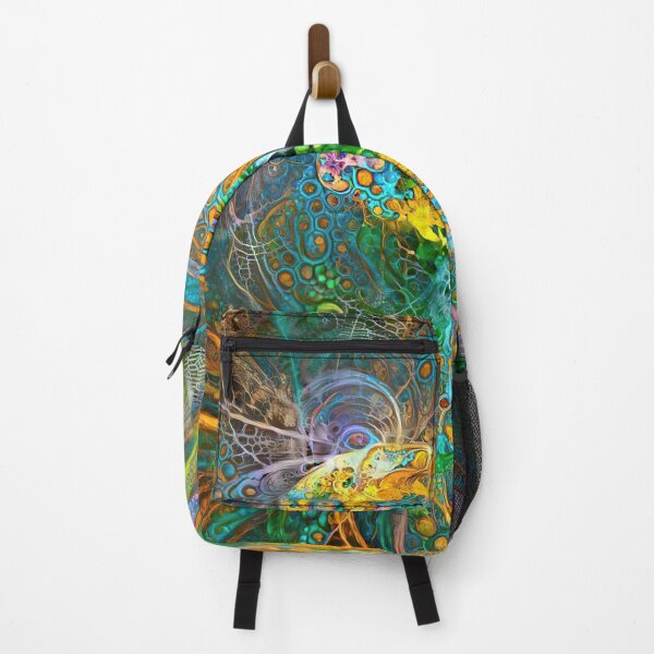 Item preview, Deepdream floral fractalize space galaxy wave abstraction designed and sold by blackhalt.