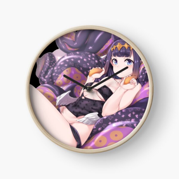 Ninomae Ina'nis Peeker - Holo Tentacle Bed Clock