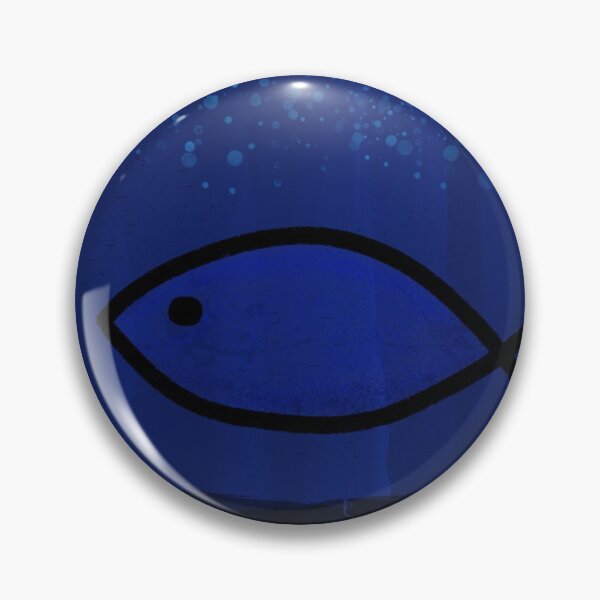Item preview, blue fish designed and sold by Perla Vargas.