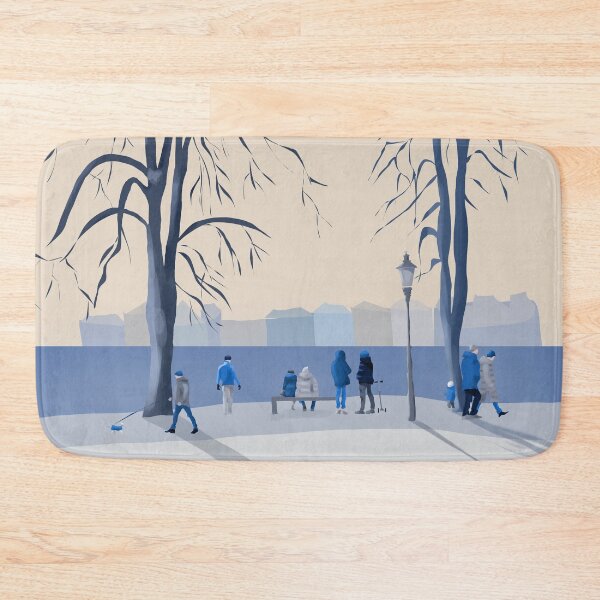 Item preview, Winter day at the park designed and sold by tagvi.