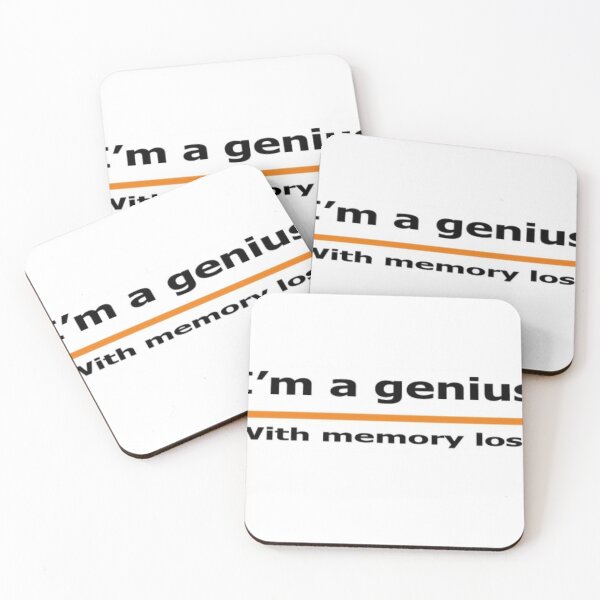 Item preview, I’m a genius with memory loss designed and sold by -fran-.