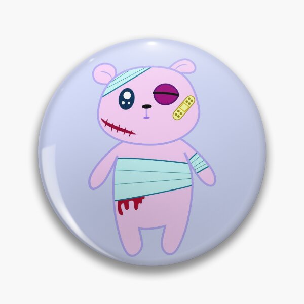 Artikelvorschau, Yami Kawaii Bär, gruselig süß, Pastell Goth, krank, Hurt Sad Bär entworfen und verkauft von mortargirl.