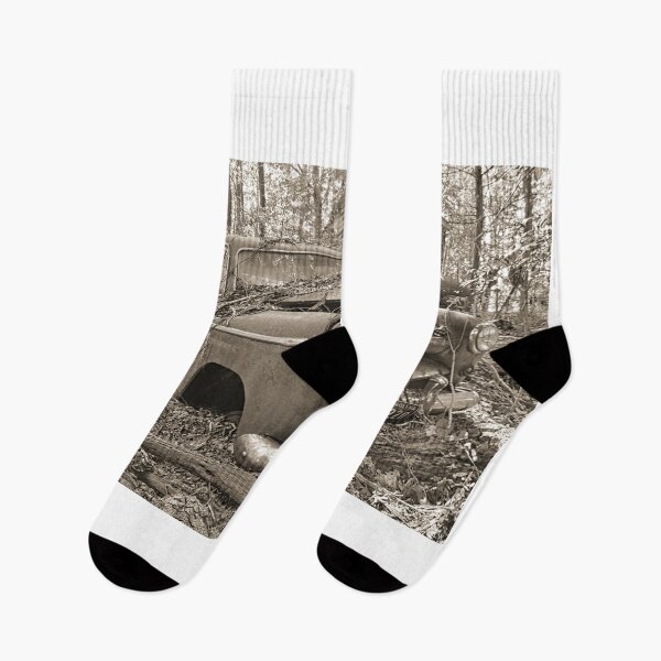 Item preview, Willy's Aero Abandoned Black And White designed and sold by LisaWootenPhoto.