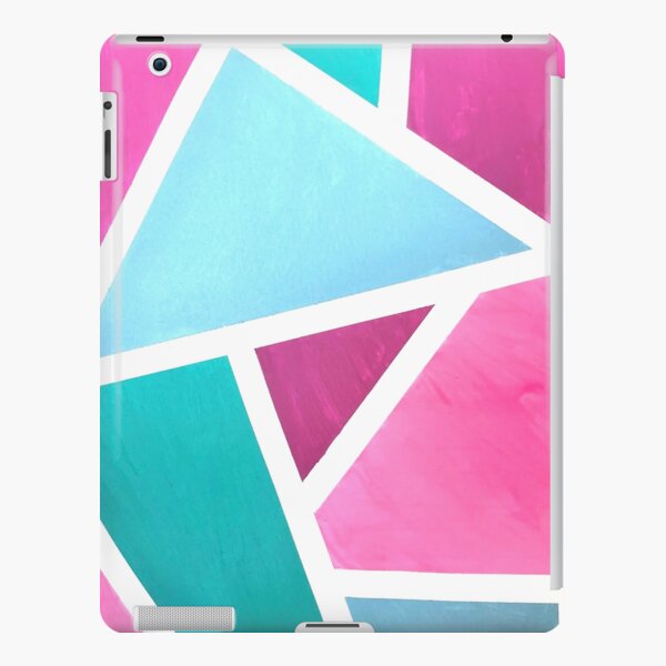 Bright neon Geometric Shapes iPad Snap Case