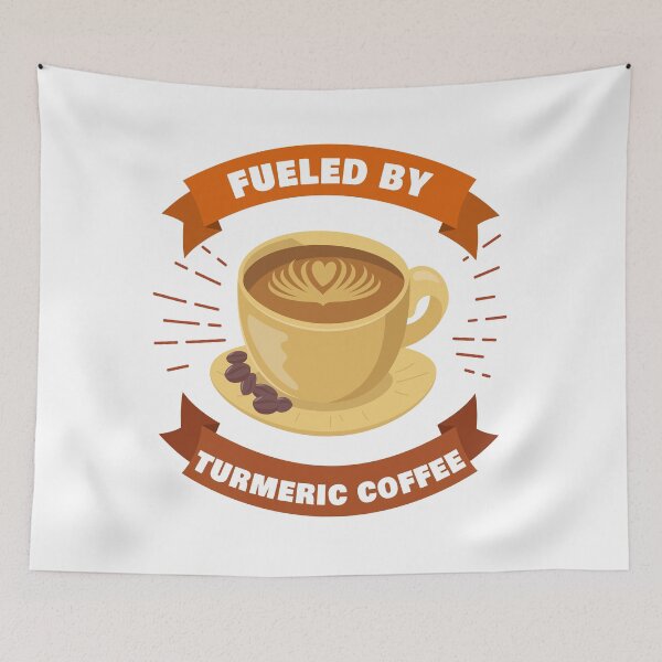 Item preview, Fueled by Turmeric Coffee designed and sold by DesignByJK.