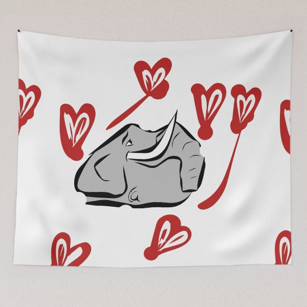 Item preview, Love elephant 18 designed and sold by ALEFANTICA.