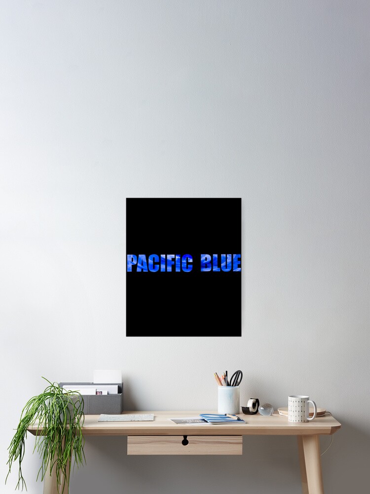 Thumbnail 2 of 3, Poster, Pacific Blue designed and sold by infinityclothes.