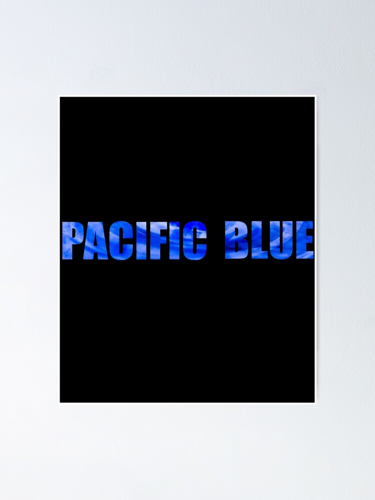 Thumbnail 1 of 3, Poster, Pacific Blue designed and sold by infinityclothes.