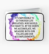 Follies And Accomplishments Laptop Sleeve