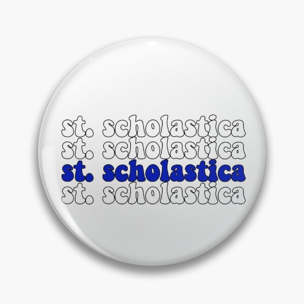 Item preview, College of St. Scholastica Bold Letters designed and sold by Becca Miller.