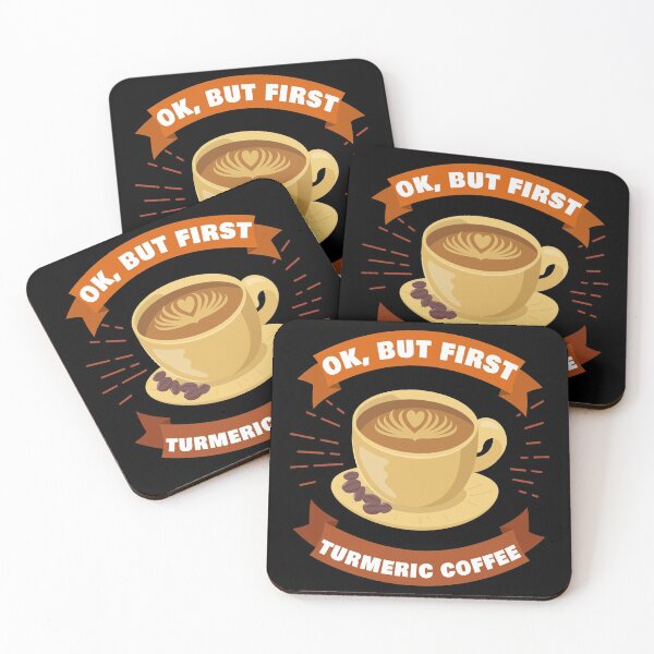 Item preview, OK, but First Turmeric Coffee designed and sold by DesignByJK.