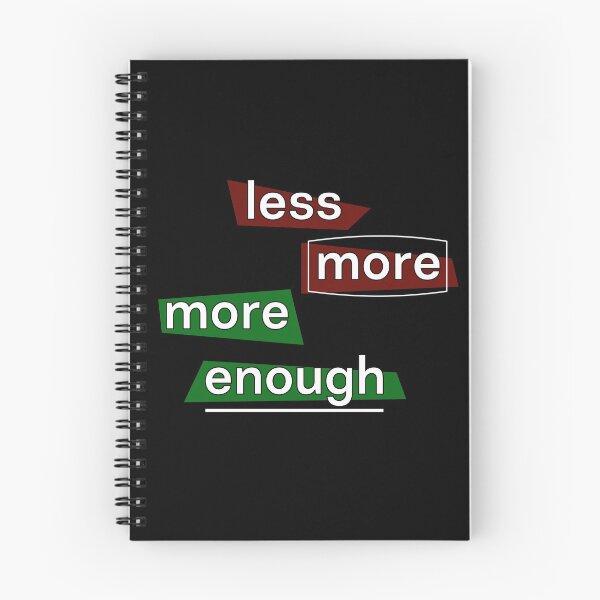Item preview, Less more - dark BG designed and sold by reIntegration.