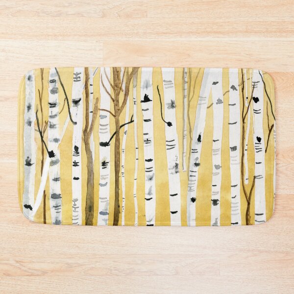 Item preview, Birch Trees Watercolor Painting  designed and sold by Eugenia Alvarez.