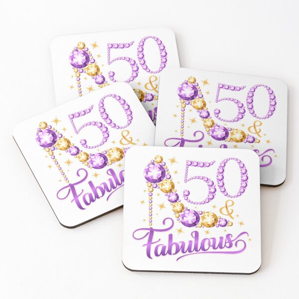 Item preview, 50th Birthday. 50 & Fabulous lady’s, women’s  designed and sold by iclipart.