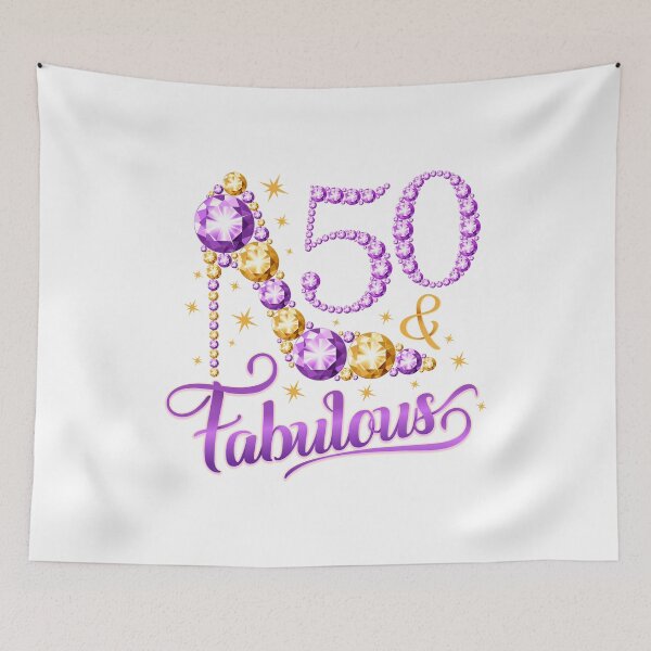 Item preview, 50th Birthday. 50 & Fabulous lady’s, women’s  designed and sold by iclipart.