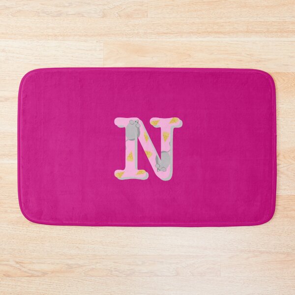 Item preview, Initial 'N' with mouse and cheese designed and sold by synchro2070.