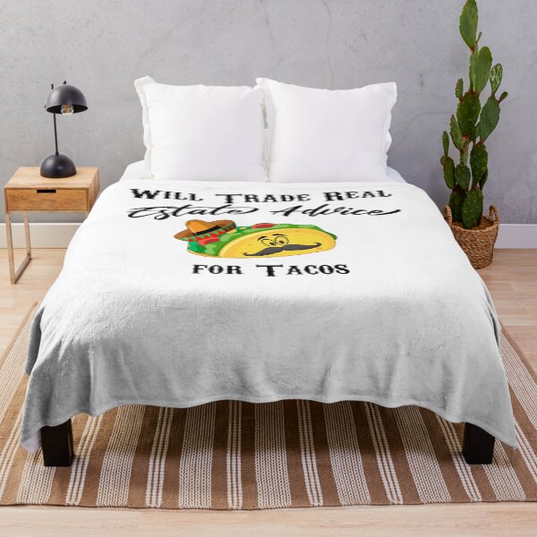 Item preview, Will Trade Real Estate Advice for Tacos designed and sold by Perfectstyles.