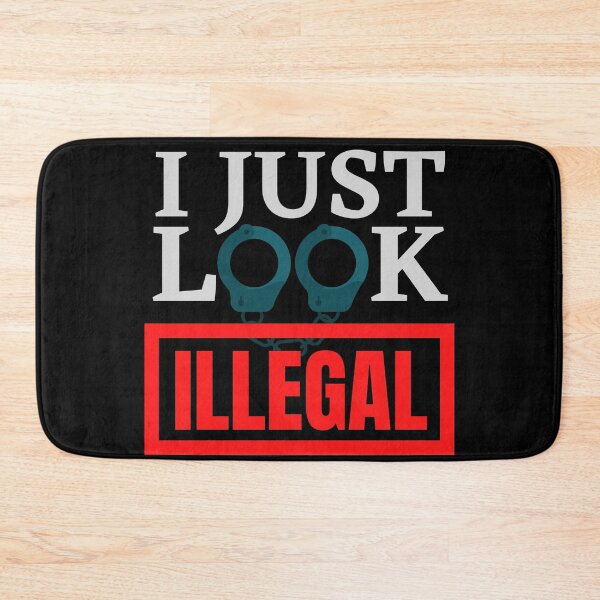 Item preview, I just look illegal outlined with handcuffs designed and sold by Schallerer.