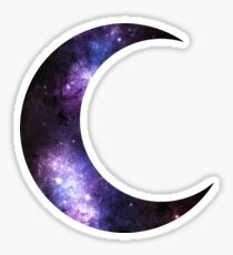 Space Moon Sticker