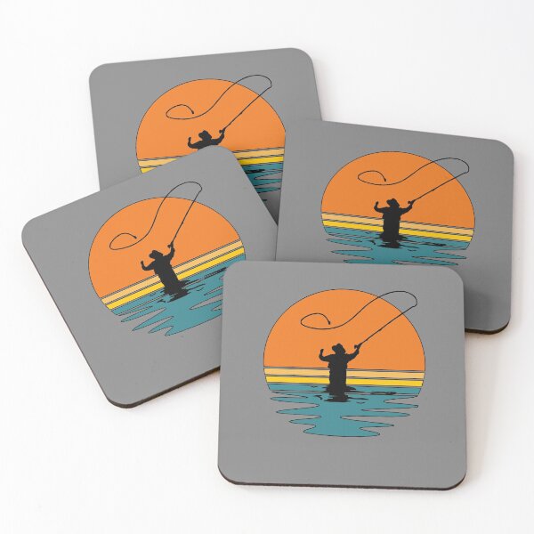 Item preview, Fly Fisherman Sunset - Great Gift for a Fishing Dads designed and sold by Richard529.