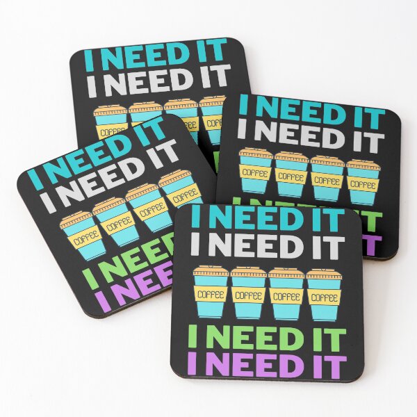 Item preview, I need coffee designed and sold by HappinessWorld.