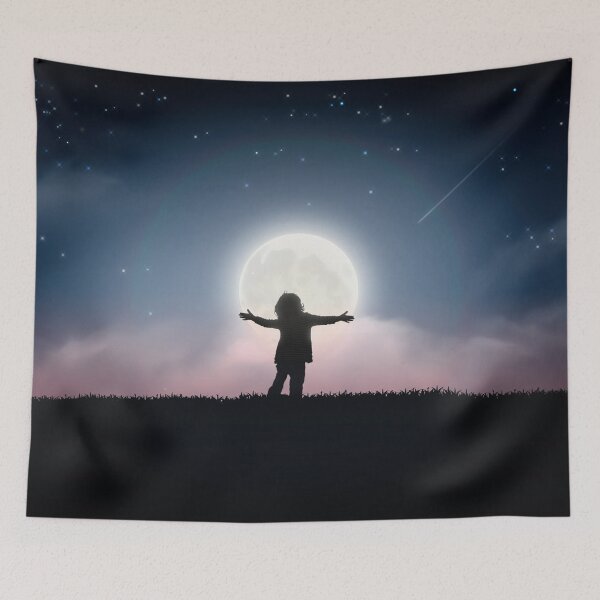 Item preview, Niño abrazando a la luna - Niño abrazando a la luna - Sueño designed and sold by y33top.