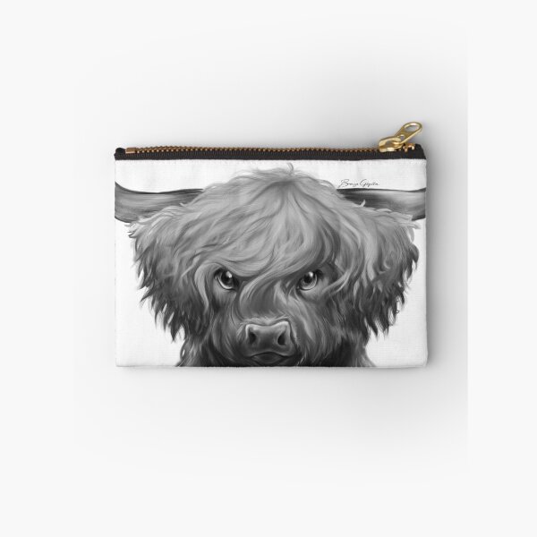 Item preview, Angus the Highland Cow  designed and sold by Bronwyn Gilgallon Art.