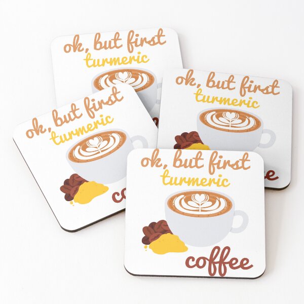 Item preview, OK, but First Turmeric Coffee designed and sold by DesignByJK.