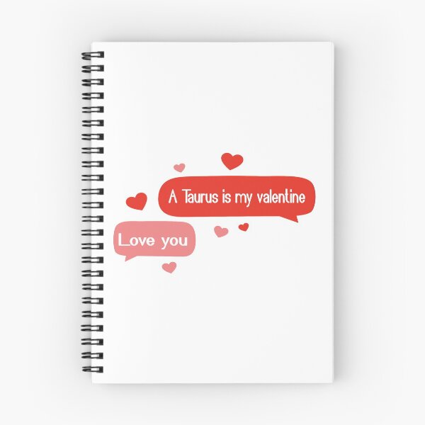 Item preview, A Taurus is my valentine text zodiac couple valentines day gift  designed and sold by AstroShop1.