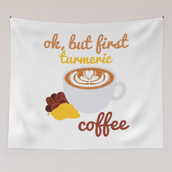 Item preview, OK, but First Turmeric Coffee designed and sold by DesignByJK.