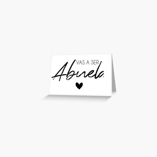 Tarjetas de felicitación con la obra «Vas a ser Abuela» de Christiane Raab
