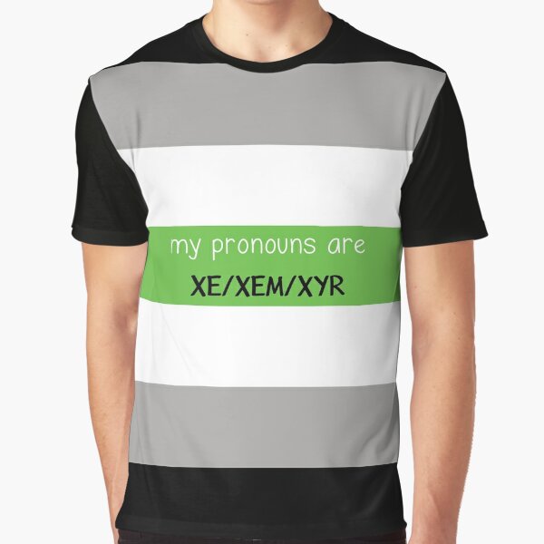 Agender Ey Em Eir Pronouns T Shirt By Deimani Redbubble