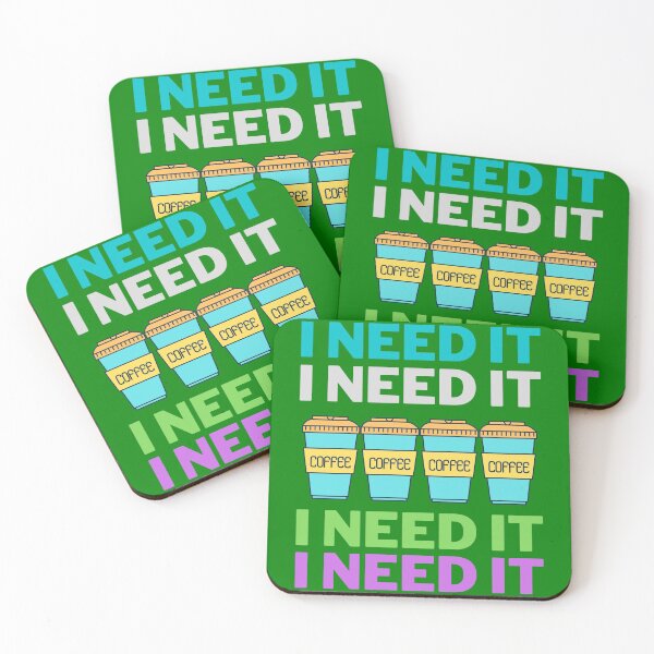 Item preview, I need coffee designed and sold by HappinessWorld.
