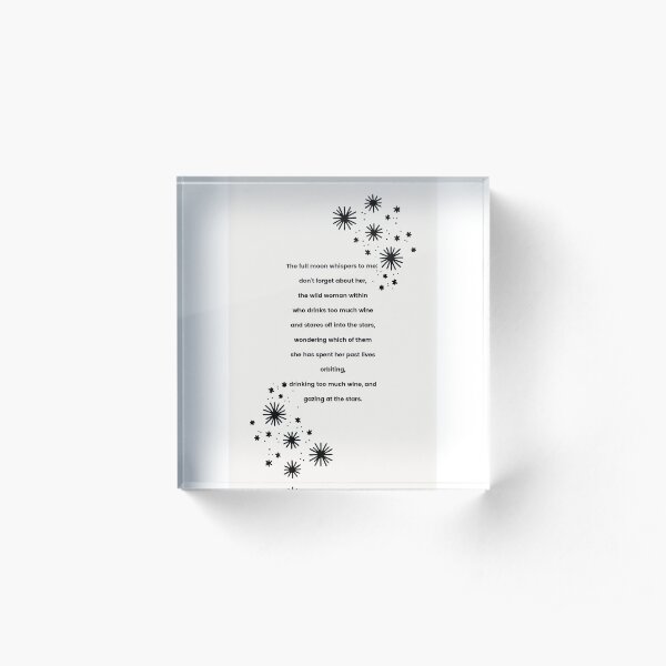 Remember Acrylic Block