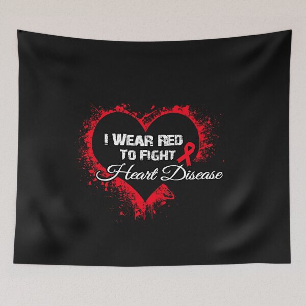 Item preview, I Wear Red To Fight Heart, Disease Awareness CHD National Day, Heart Disease Awareness  designed and sold by oussimakh.