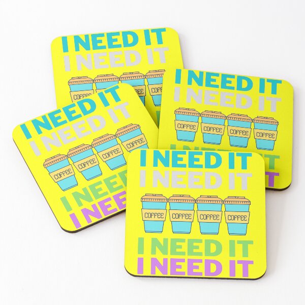 Item preview, I need coffee designed and sold by HappinessWorld.