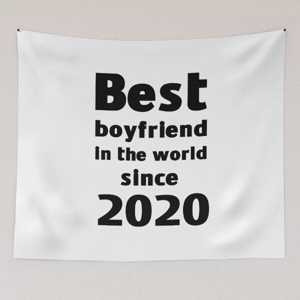 Item preview, Best boyfriend in the world since 2020 designed and sold by wasserberg.