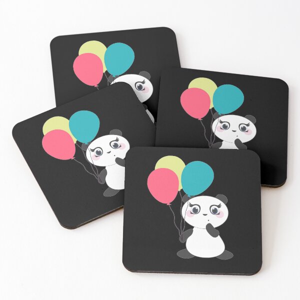 Item preview,  Panda holding a balloon designed and sold by SaaSDesign.