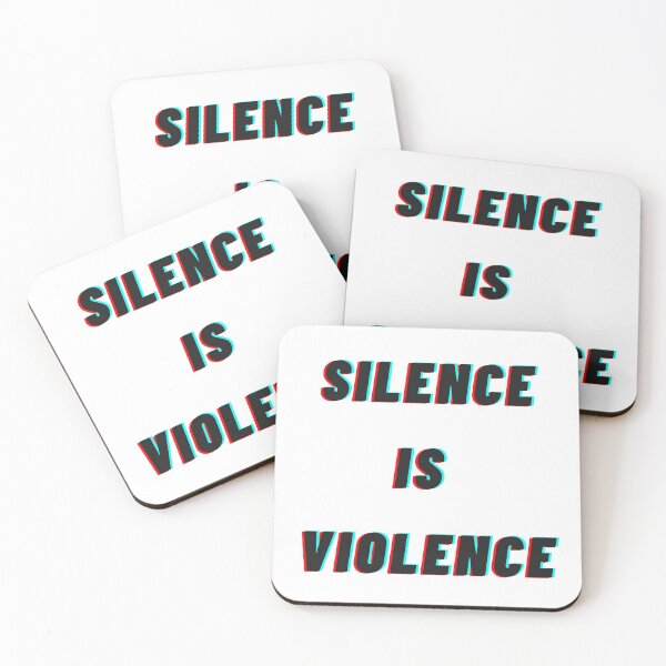 Item preview, SILENCE IS VIOLENCE designed and sold by Mya Mango.