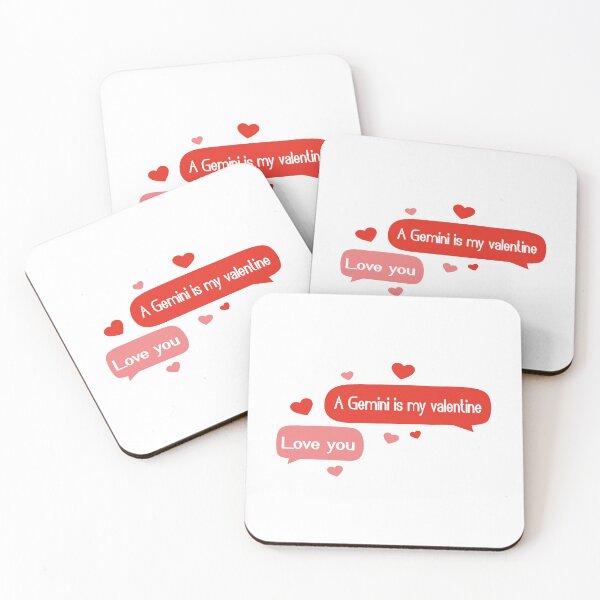 Item preview,  A Gemini is my valentine text zodiac couple valentines day gift  designed and sold by AstroShop1.