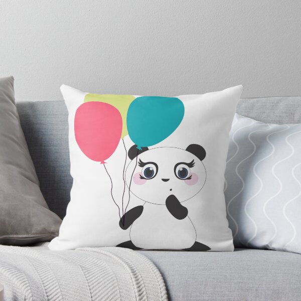 Item preview,  Panda holding a balloon designed and sold by SaaSDesign.