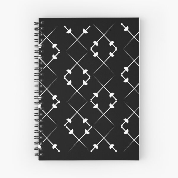 Item preview, Crossed Swords Fencing Pattern designed and sold by RusticHouse.