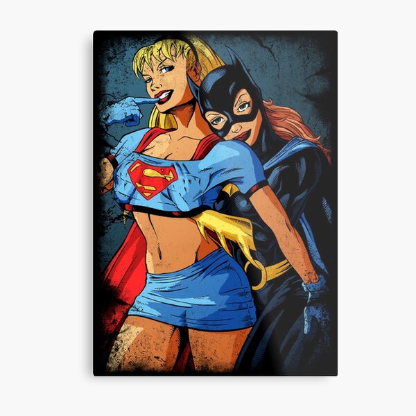 Superhero Love Affair Metal Print