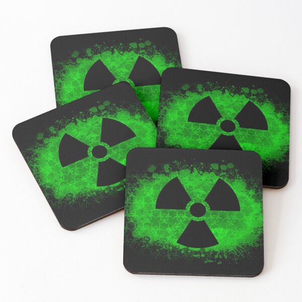 Item preview, Radioactive Biohazard Green splatter designed and sold by jc007.