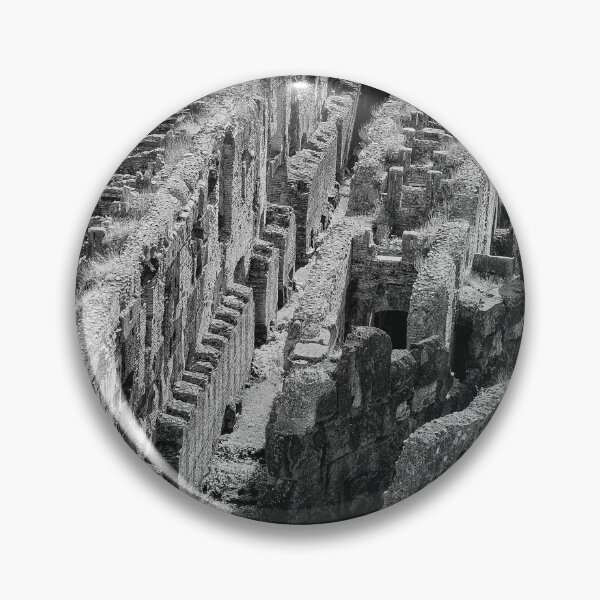 Item preview, The lower level of the Colosseum | Rome, Italy | Black and White Fine Art Photo designed and sold by Diana van Neck.